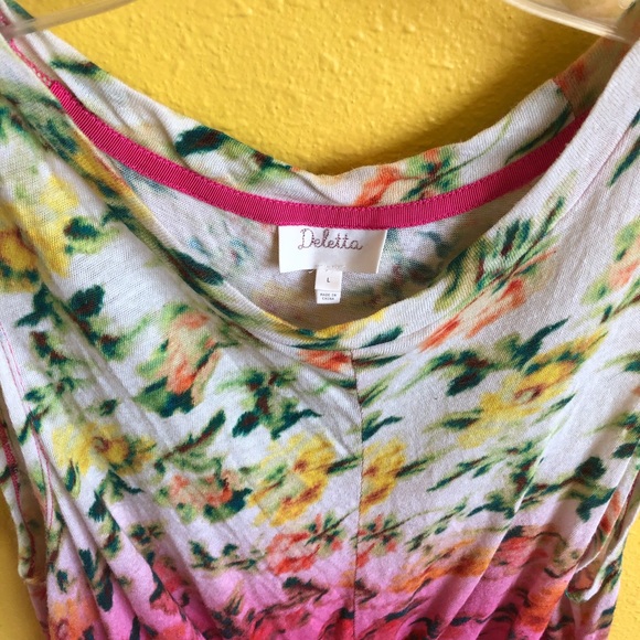 Anthro Deletta dip dye top - Picture 2 of 3